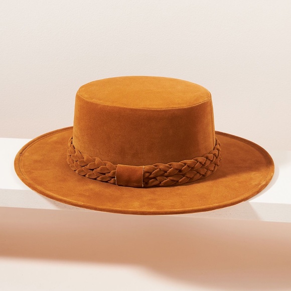 Anthropologie Accessories - Anthropologie Ashton Trimmed Boater
